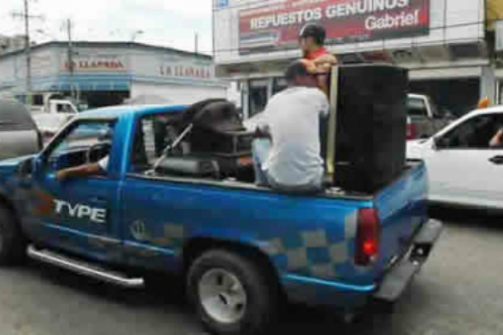 Pick ups y altoparlantes, la nueva amenaza para San Andrés