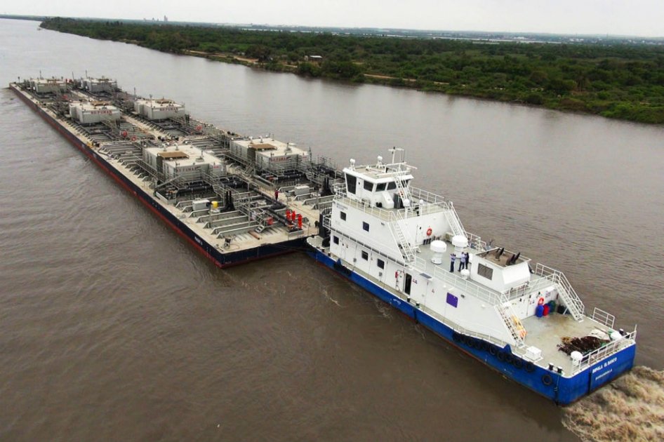Ya se transportaron tres millones de barriles de crudo y nafta por el río Magdalena