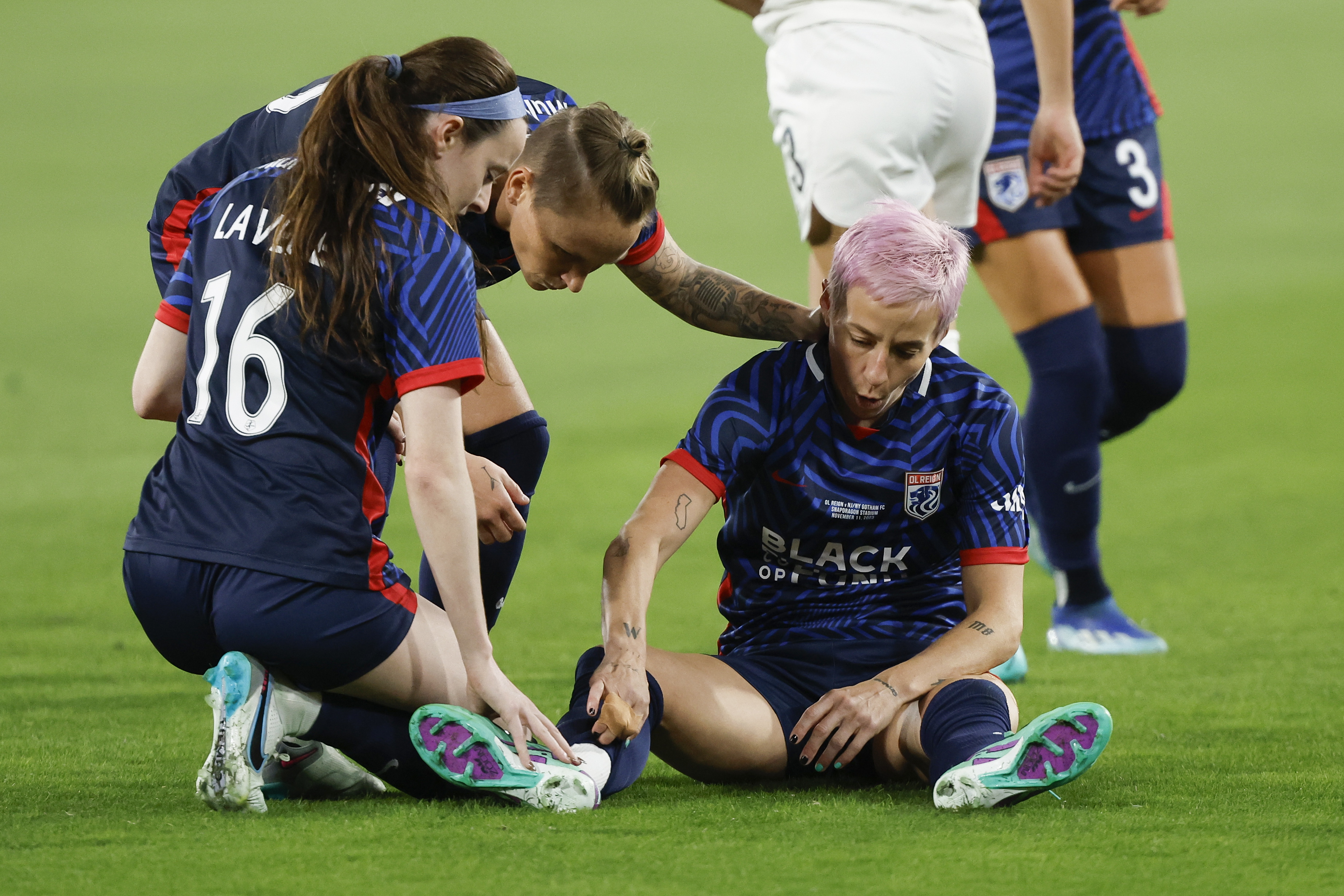 Megan Rapinoe se despidió del fútbol con lesión y derrota en una final