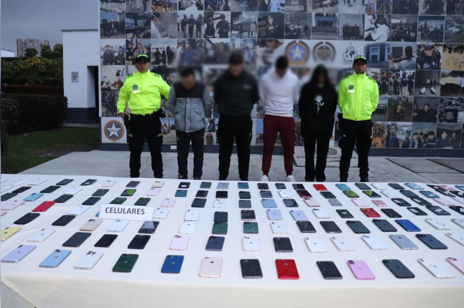 Cae red clave en el robo de celulares: 380 equipos incautados y capturas en Bogotá y Soacha