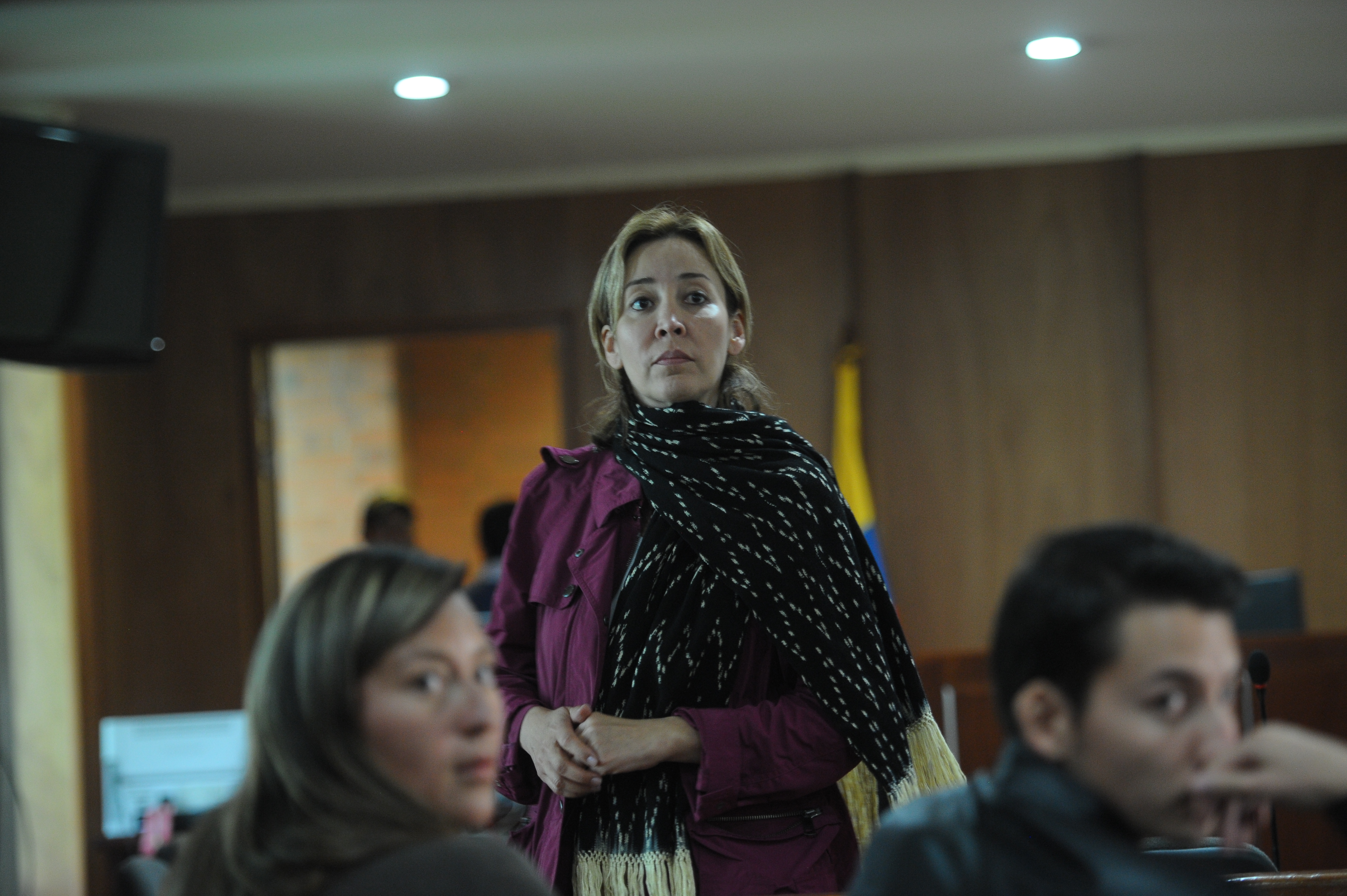 La condenada exfiscal Hilda Niño retornó a los estrados judiciales