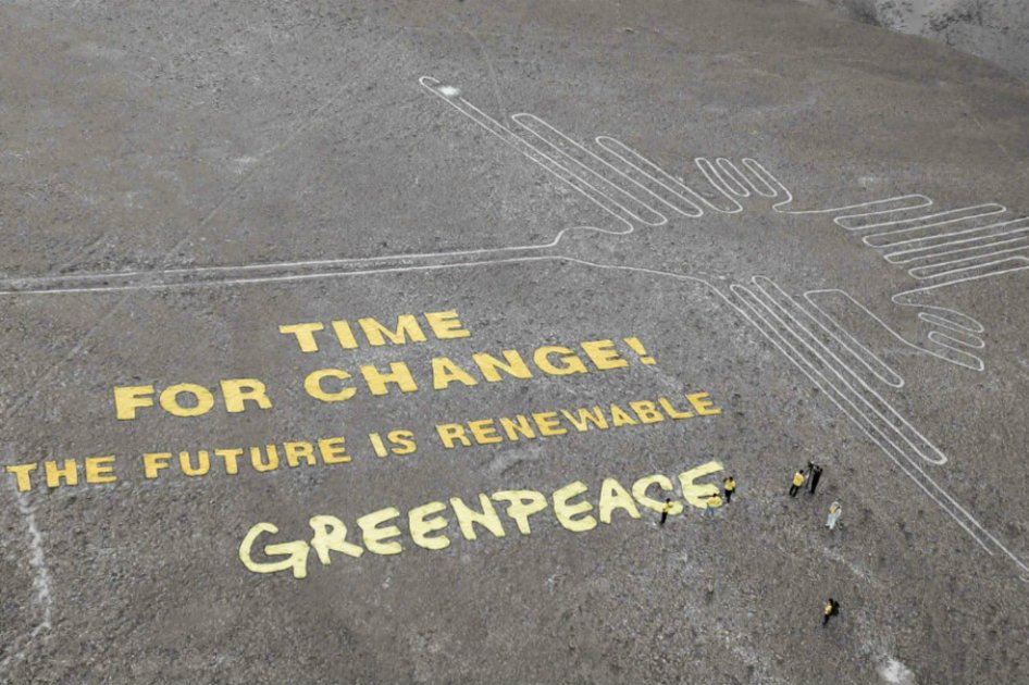 Perú pide extradición de activista de Greenpeace por daño a líneas de Nasca