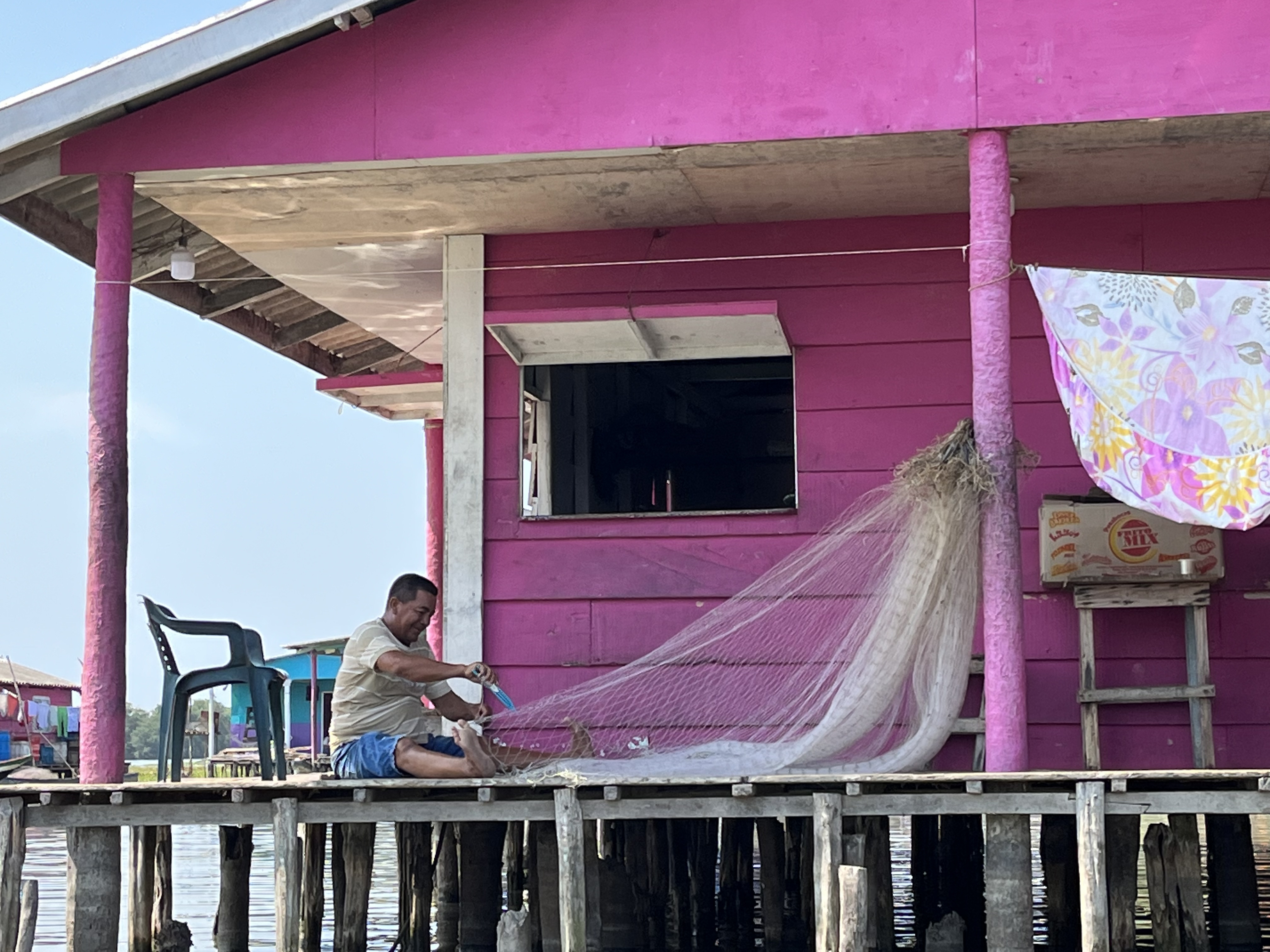 Pescadores de la ciénaga.