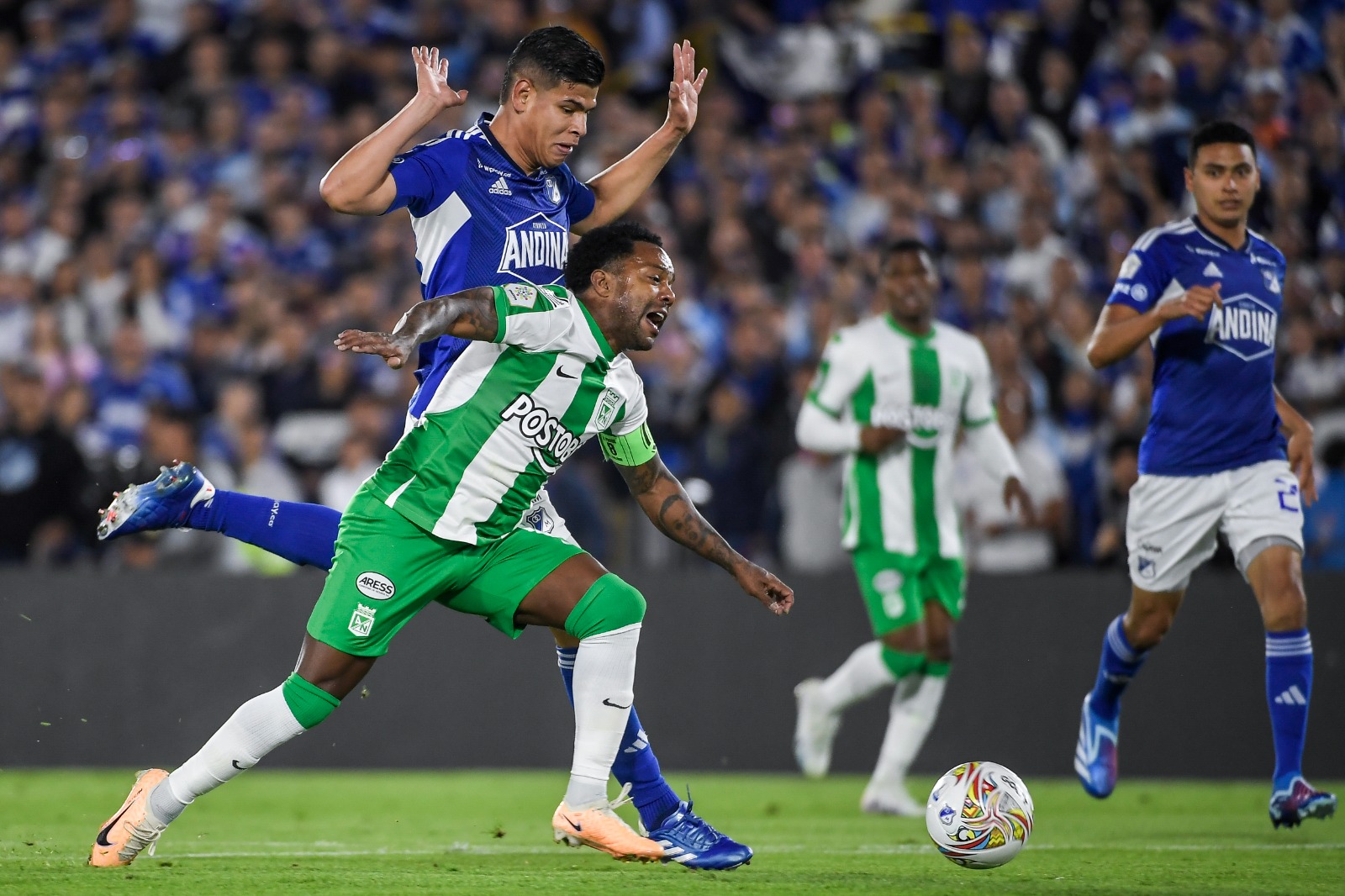 Final de la Copa BetPlay: Millonarios y Nacional no se sacaron diferencias