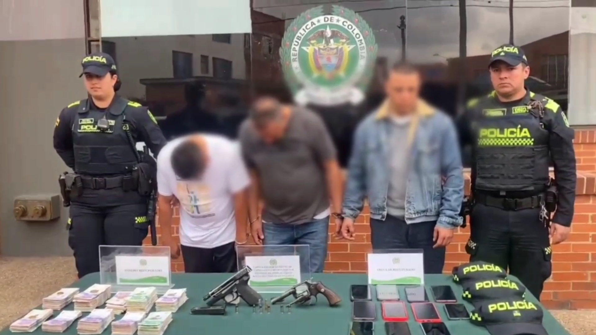 En balacera y captura terminó millonario hurto a comerciante que fue amordazado