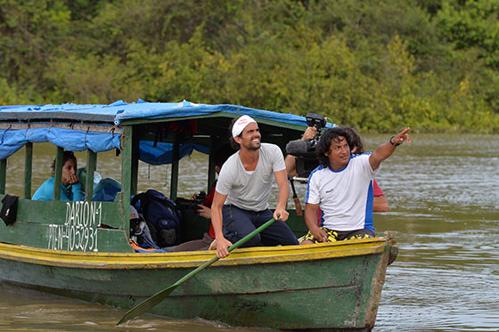 Imágenes y vídeos exclusivos de la travesía de Orlando Duque por el Amazonas