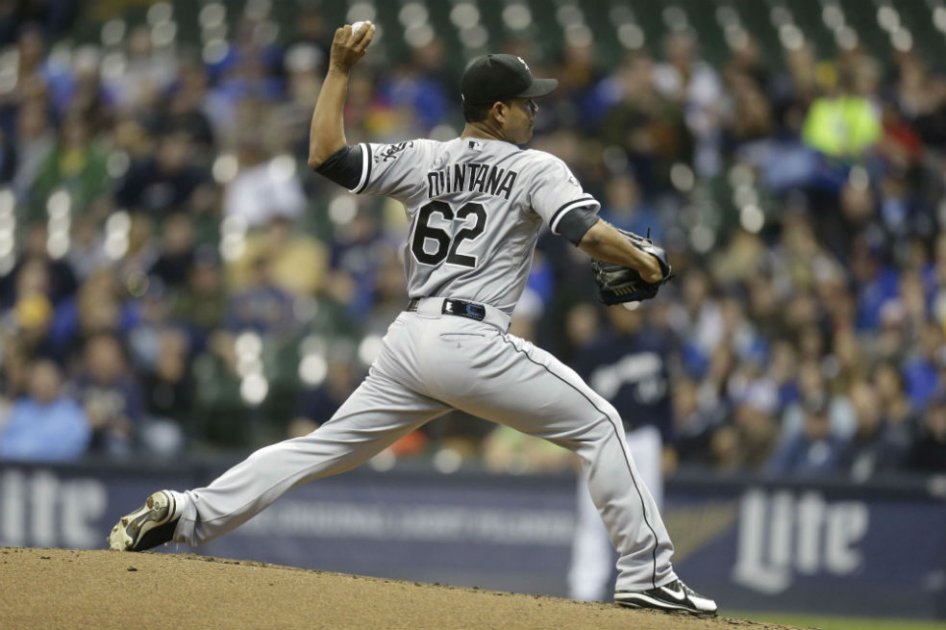 José Quintana ponchó a 10 jugadores de Milwaukee, la mayor cantidad para el colombiano en la temporada 2015. Foto: AFP