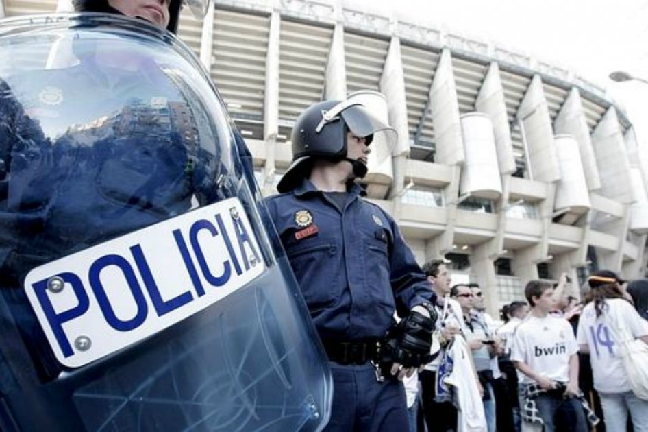 Máxima seguridad para el Clásico español: 2.500 efectivos custodiarán el Santiago Bernabéu