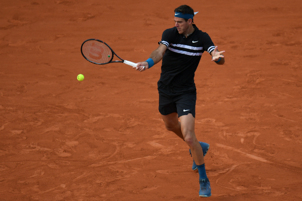 Del Potro, firme en Roland Garros