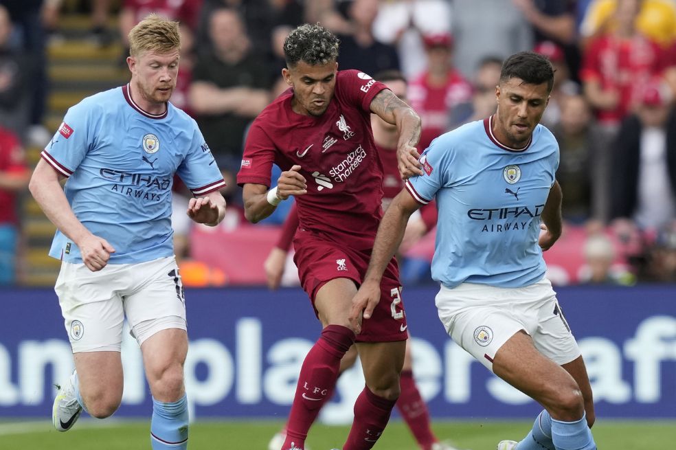 Se viene un partidazo: el Liverpool de Luis Díaz enfrenta al Manchester City