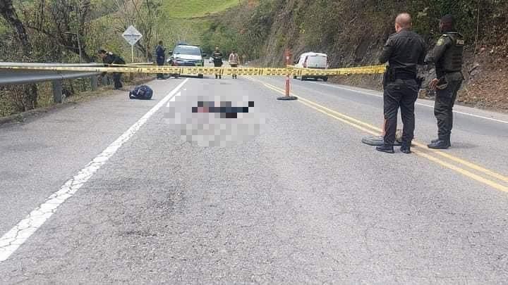 Foto del lugar en donde fue encontrado el cuerpo de "Siopas".