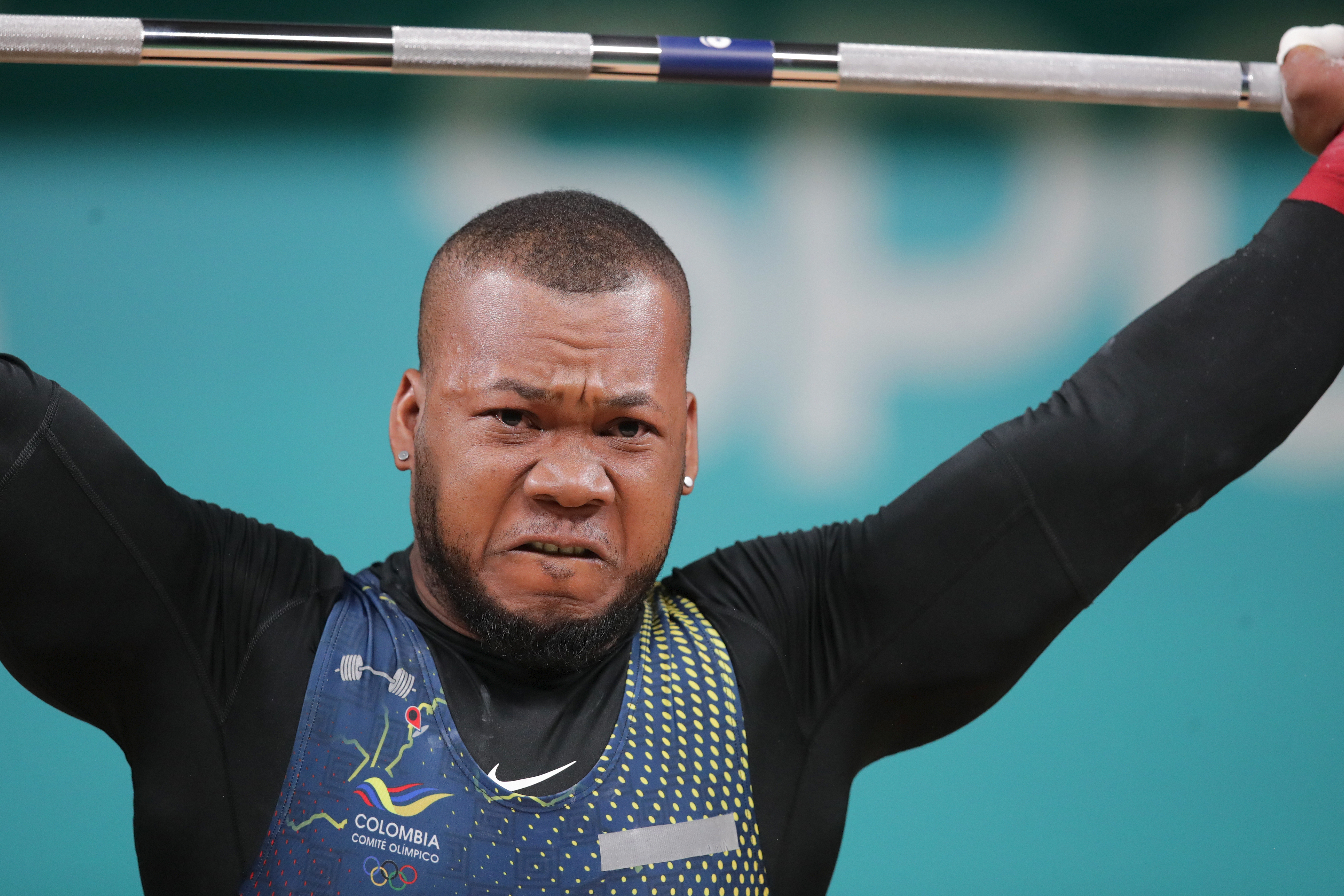 Jeison López, levantador de pesas colombiano.
