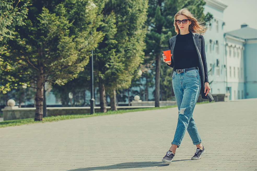 Look del día: ¡Qué vivan los jeans de mamá!