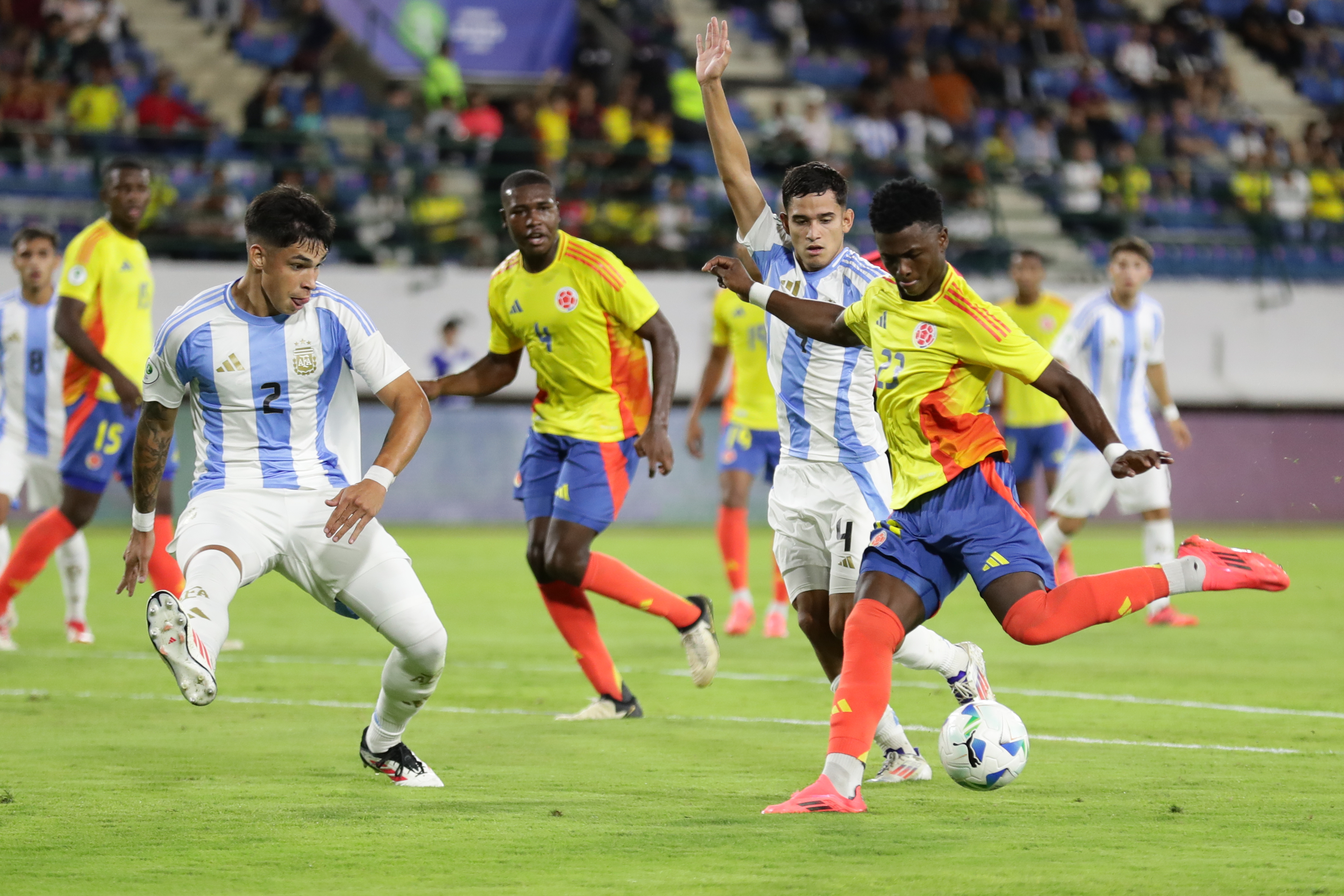 Colombia perdió el rumbo y volvió a caer en el Sudamericano Sub-20 de Venezuela