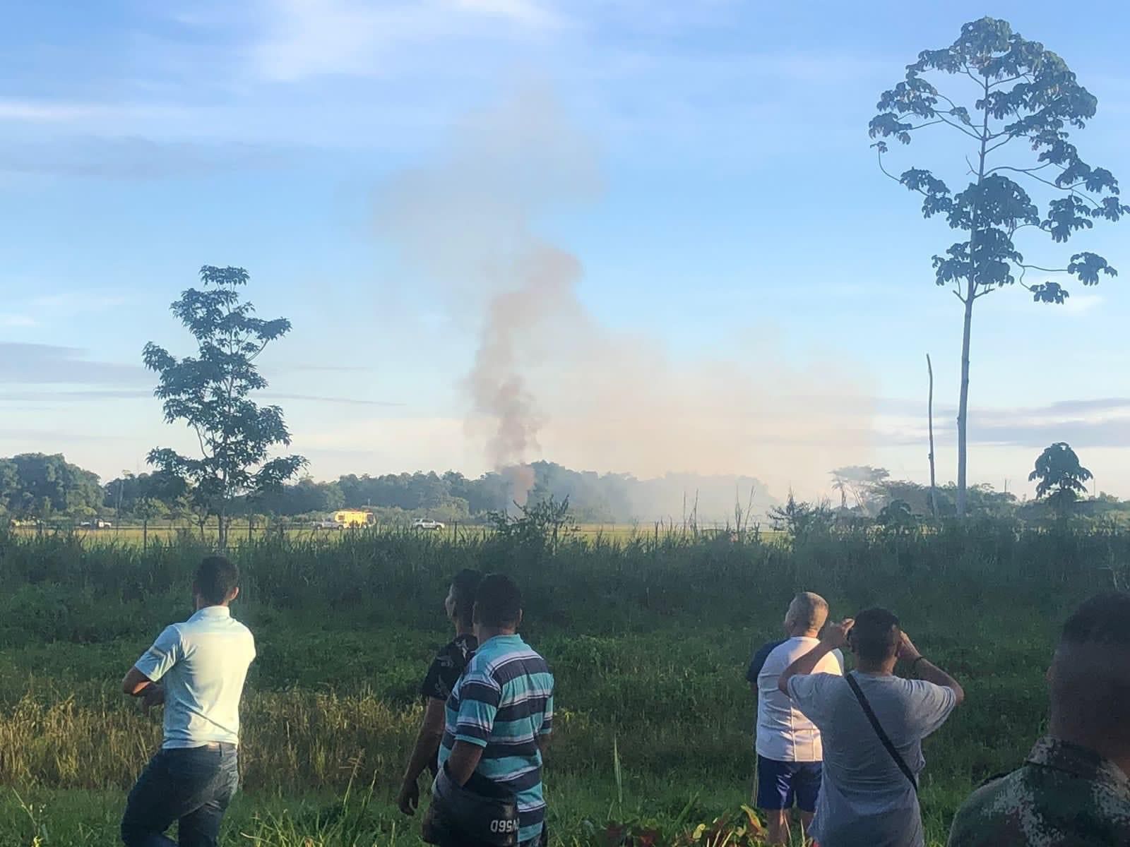 Dos aviones de la Fuerza Aérea chocan en entrenamiento en Villavicencio (Meta)