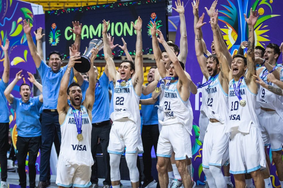 De la mano de Campazzo, Argentina venció a Brasil y es tricampeón de la Americup
