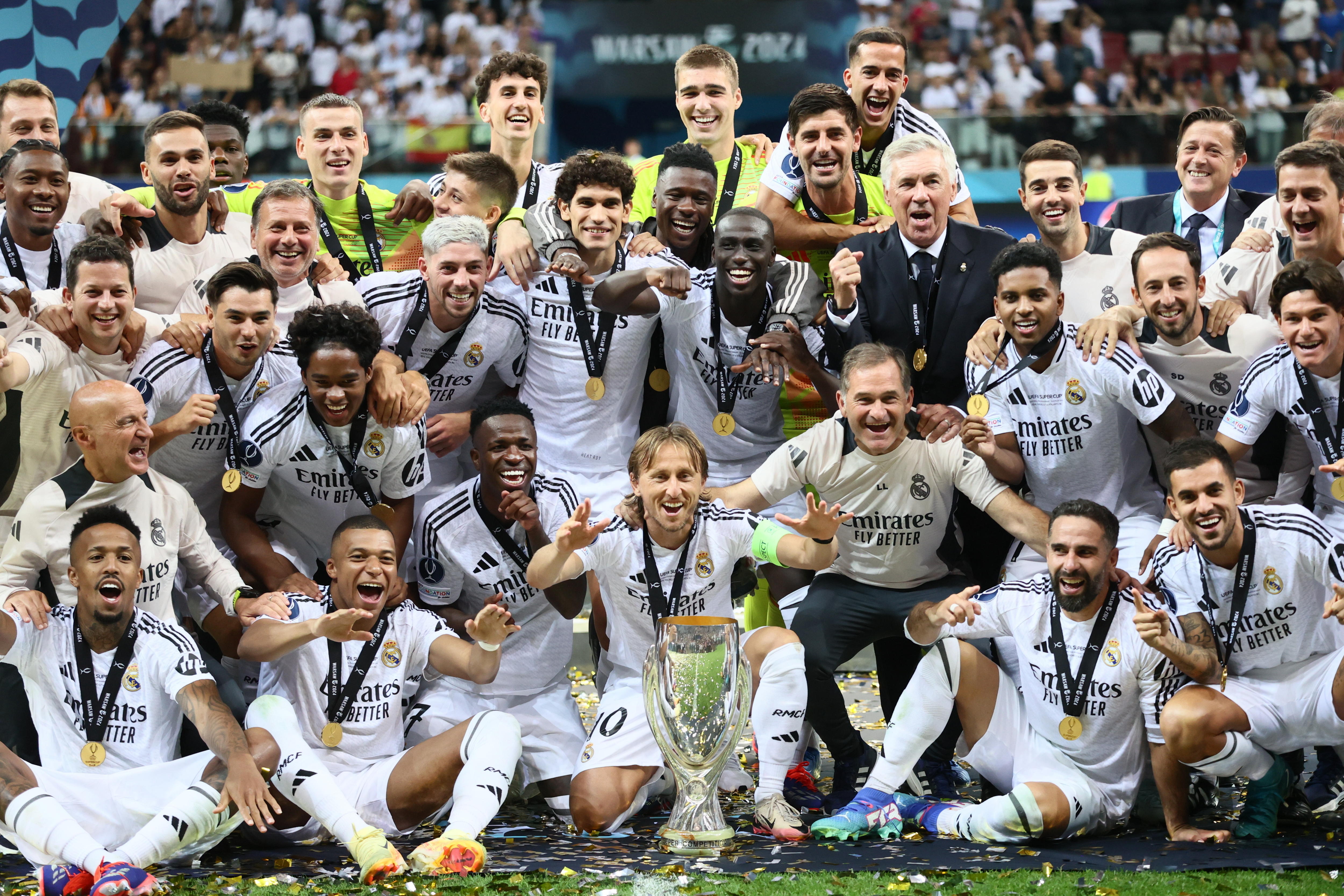Así quedó el palmarés de la Supercopa de Europa tras la victoria de Real Madrid