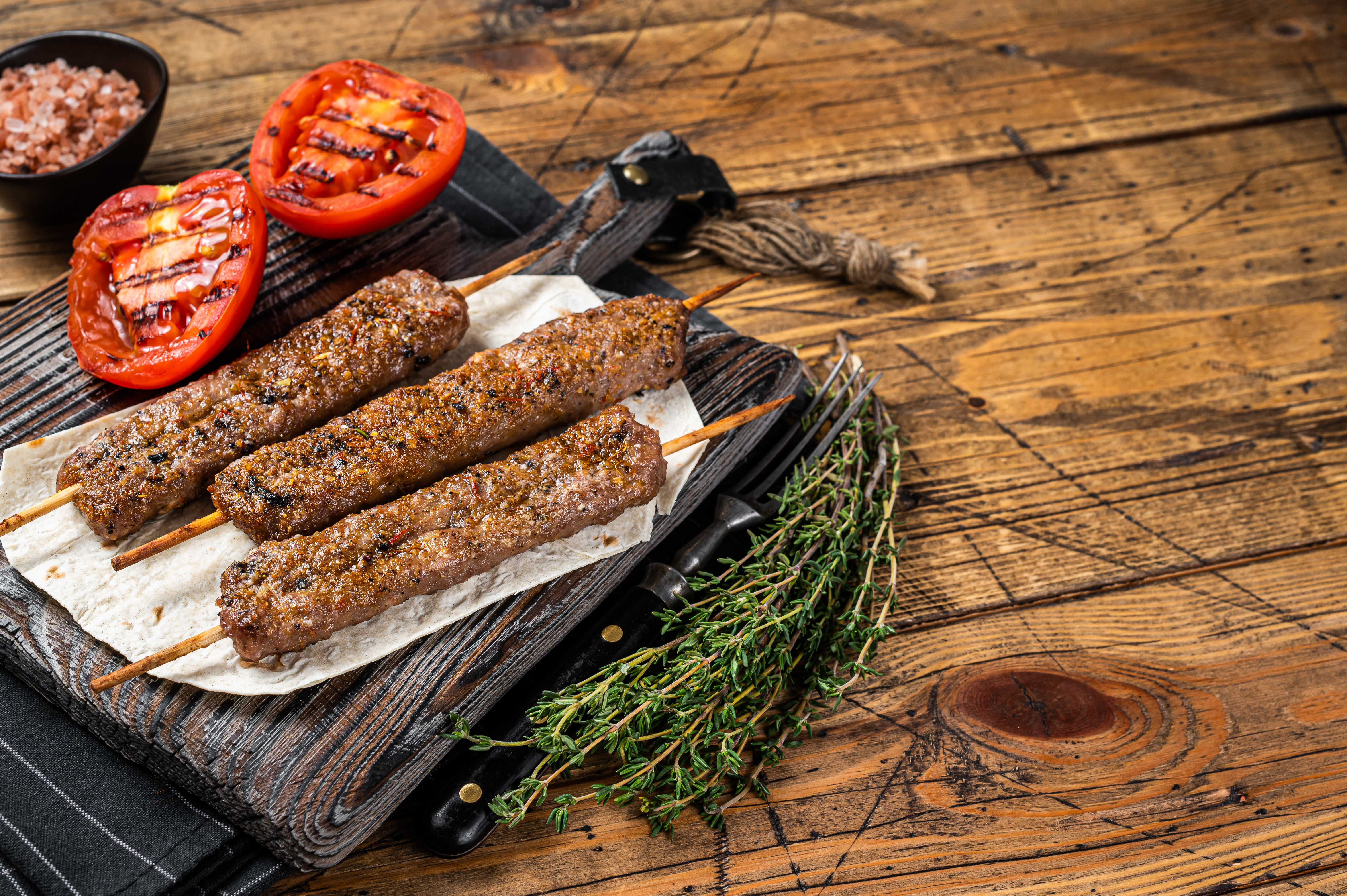 Pinchos de carne fáciles y saludables