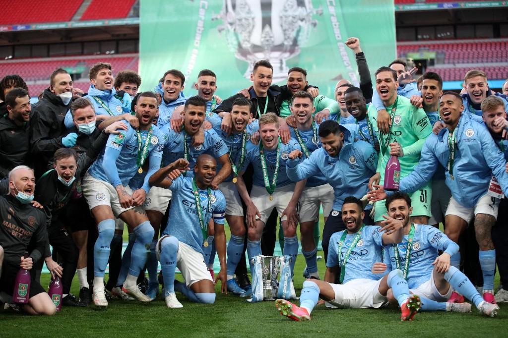 El City de Guardiola conquista otra vez la Copa de la Liga de Inglaterra