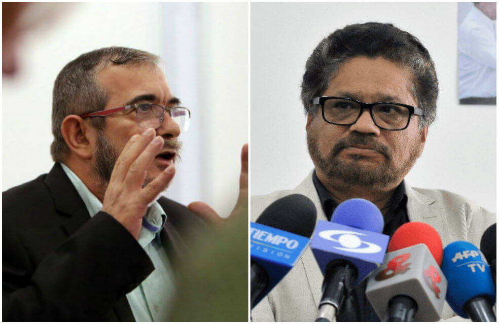 Su actitud apunta a pisotear la autoridad moral del partido: “Timochenko” le responde a «Iván Márquez»