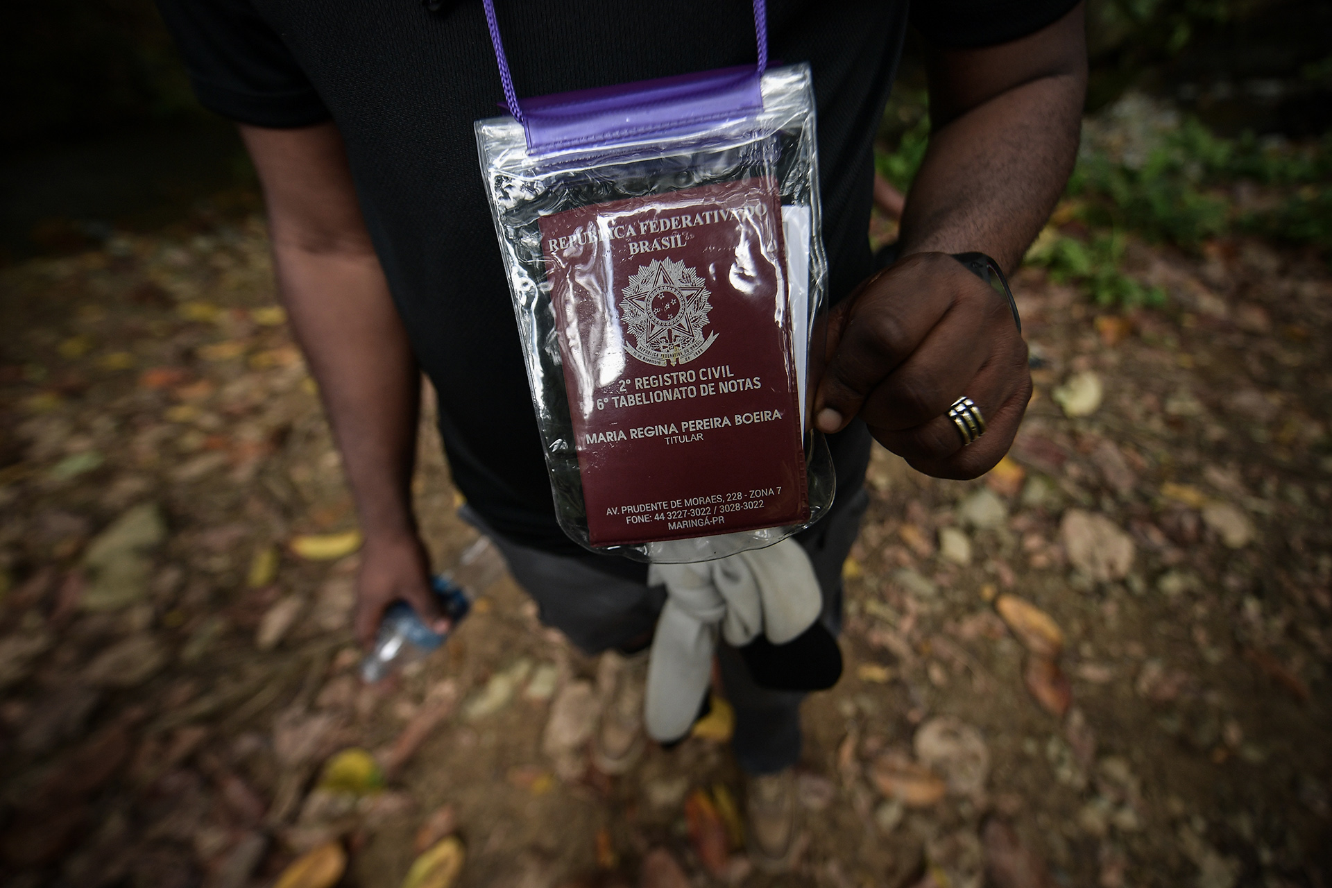 Pasaporte de un hombre