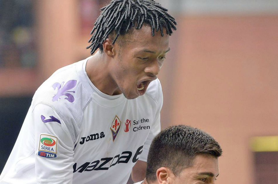Juan Guillermo Cuadrado marcó en la goleada de Fiorentina a Sampdoria