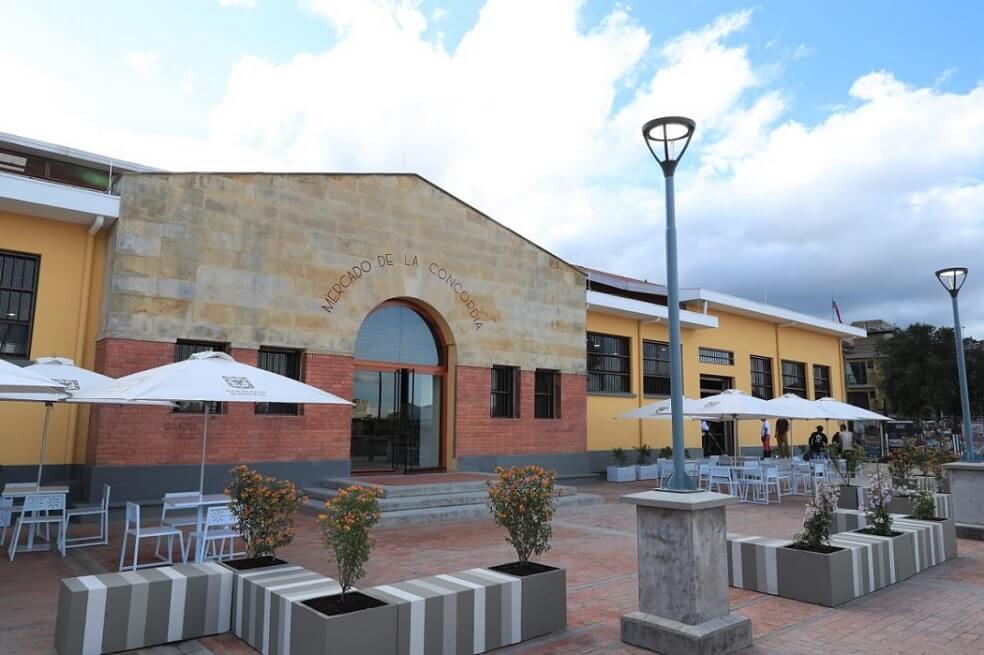 Se renueva la plaza de mercado La Concordia (en La Candelaria)