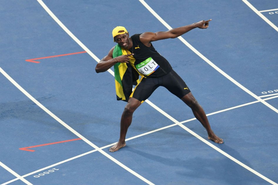 Usain Bolt logró el 'triple-triple' en Río 2016. Foto: AFP