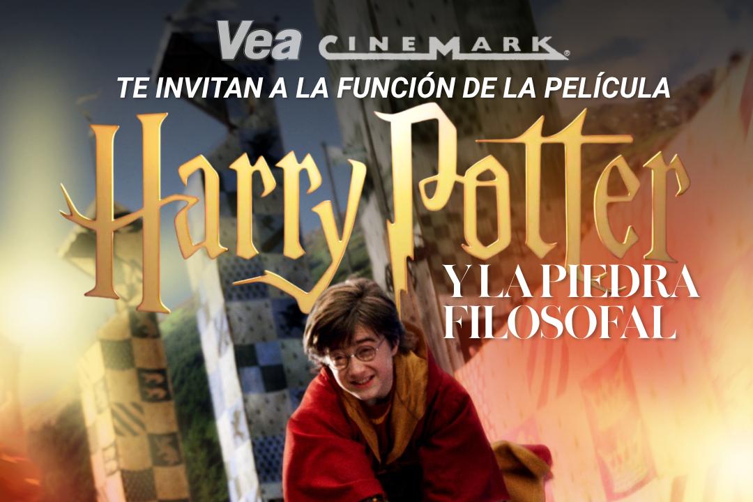 Vea y Cinemark te invitan a la función de la película “Harry Potter y La Piedra Filosofal”