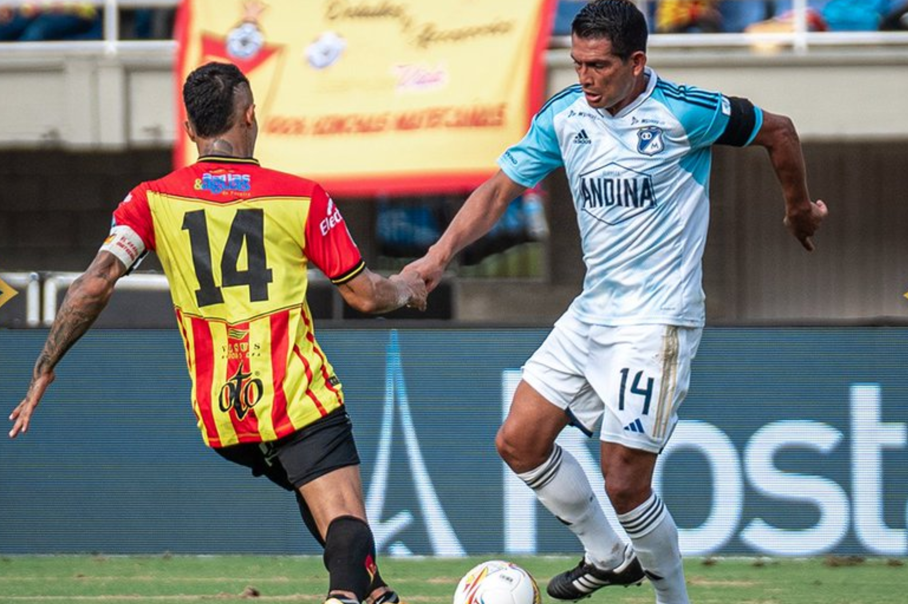 Pereira rescató un empate contra un Millonarios que se dedicó a perder tiempo