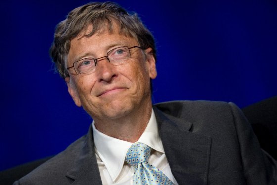 Bill Gates, uno de los hombres más ricos del mundo.