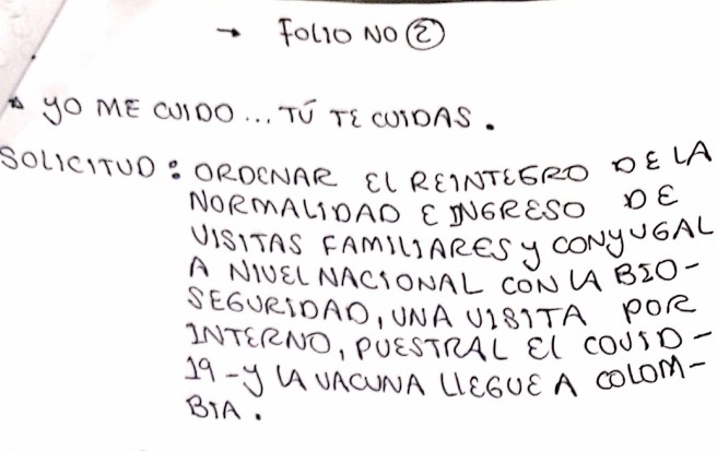 “Póngase en nuestros zapatos…”: reclusos a juez para que autorice visita conyugal en pandemia