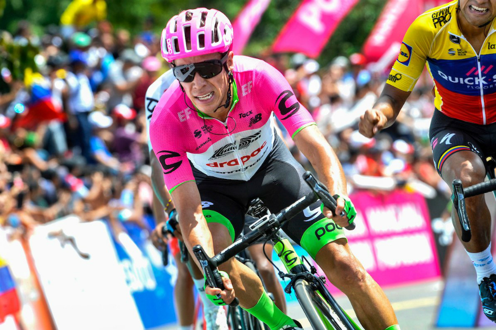 Rigoberto Urán ganó la tercera etapa y es líder del Tour de Eslovenia
