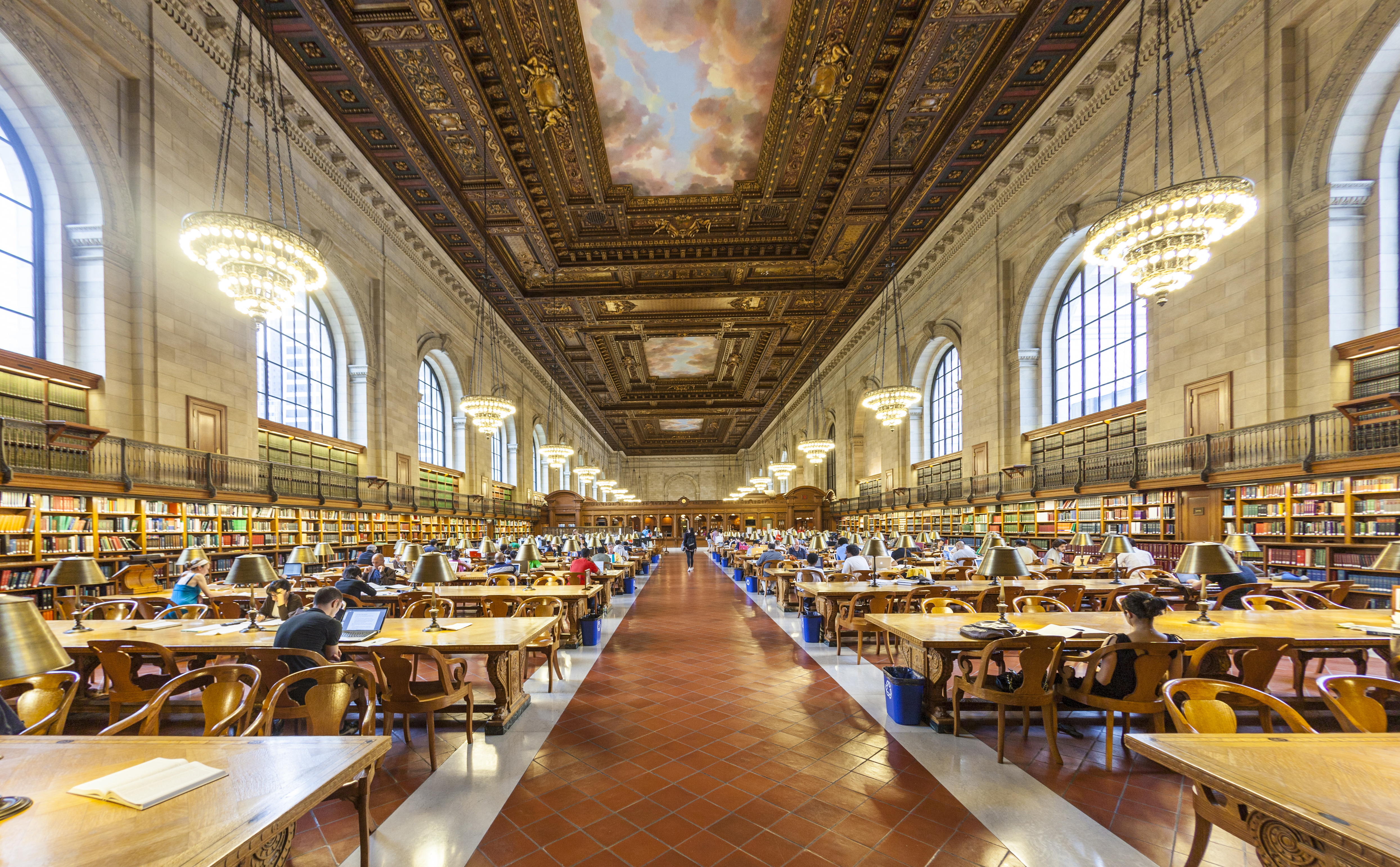 La Biblioteca Pública de Nueva York es una de las más grandes del mundo.