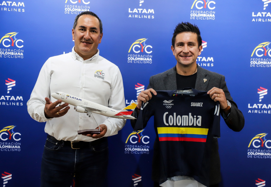 Más apoyo para el ciclismo colombiano: así funcionará la alianza con Latam Airlines