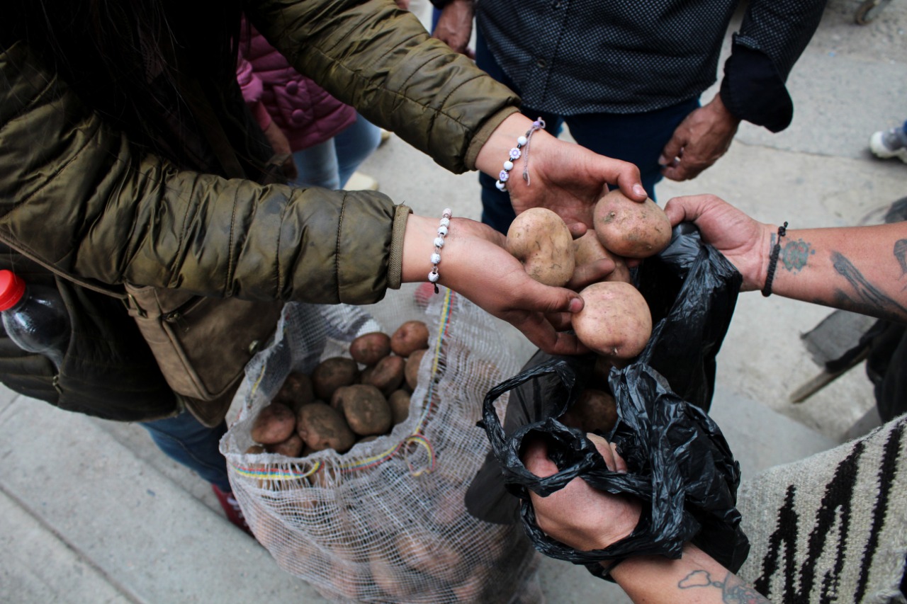 Los precios del bulto de papa están desde los $35.000 hasta los $50.000