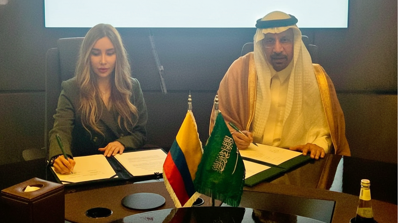 Colombia suscribe acuerdo con Arabia Saudita para impulsar la inversión directa