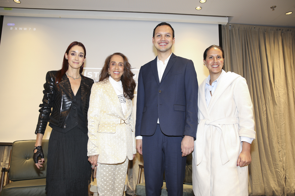 Tuti Barrera, Pilar Castaño, Santiago Velandia y Melissa Jaramillo