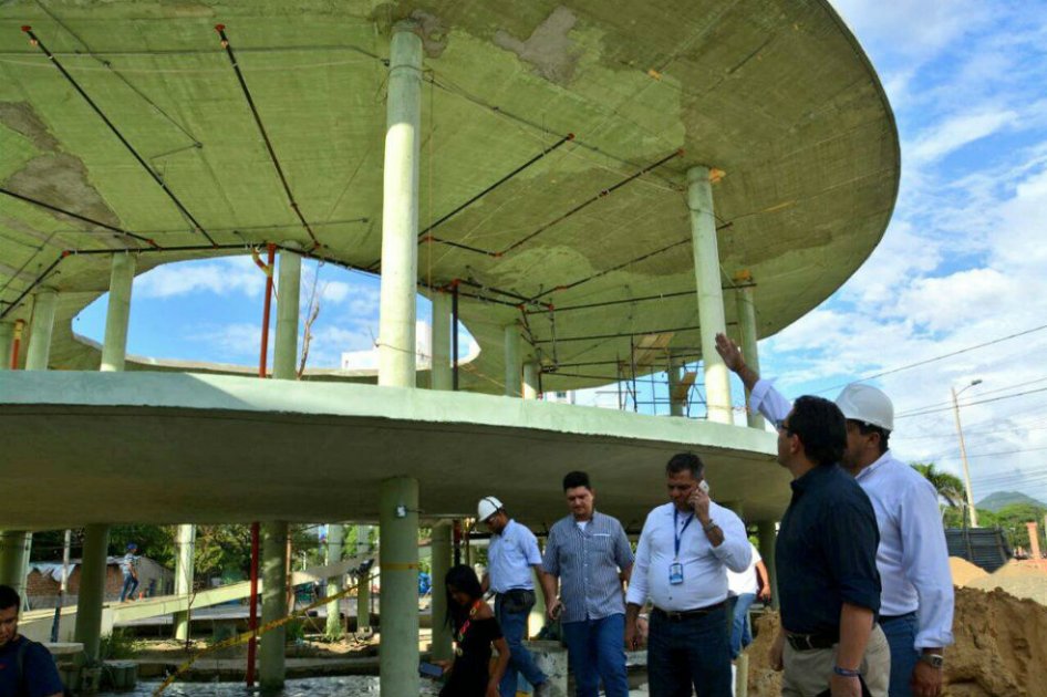 Seguimiento a obras en Santa Marta, así avanzan escenarios para Juegos Bolivarianos