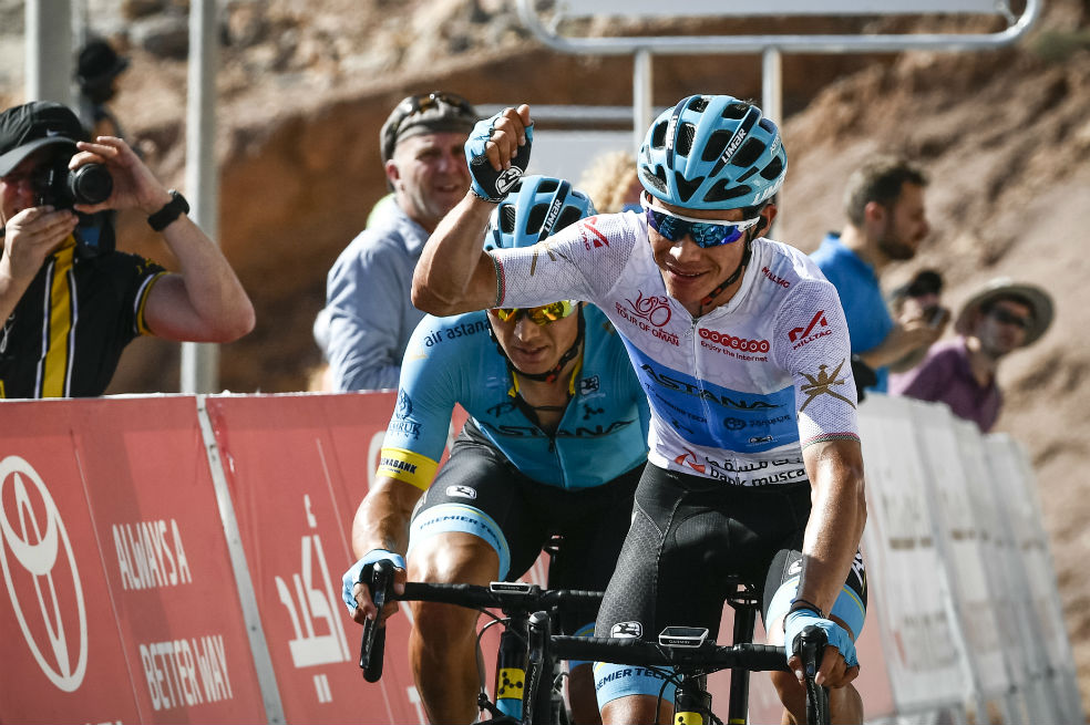 Miguel Ángel López, el mejor colombiano a falta de una etapa del Tour de Abu Dhabi
