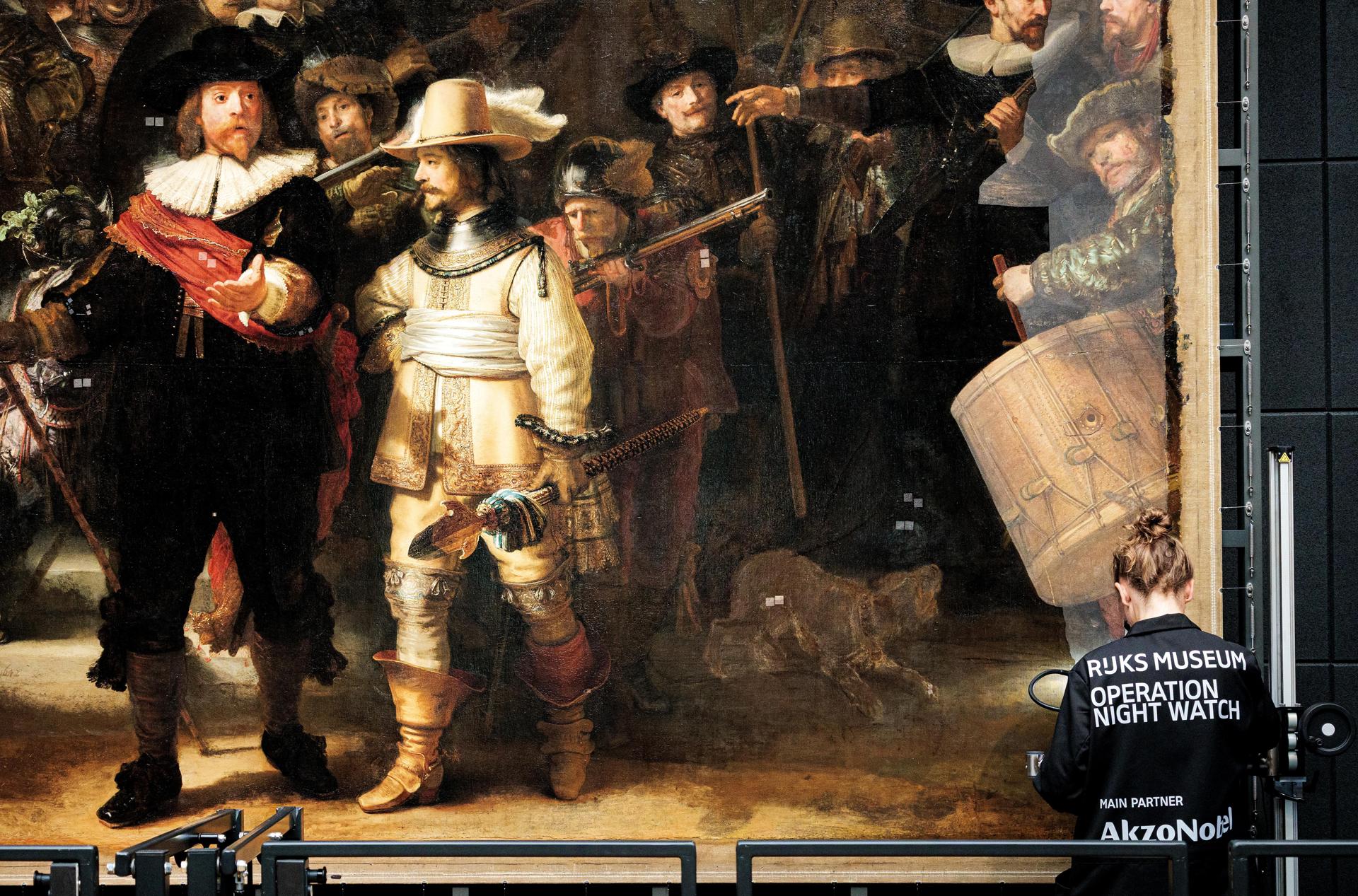 Rembrandt copió perro de otro artista para “La ronda de noche”, según el Rijksmuseum