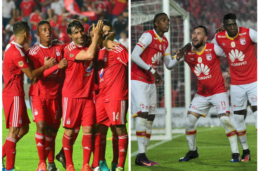América y Santa Fe no realizan una buena campaña en el campeonato colombiano.