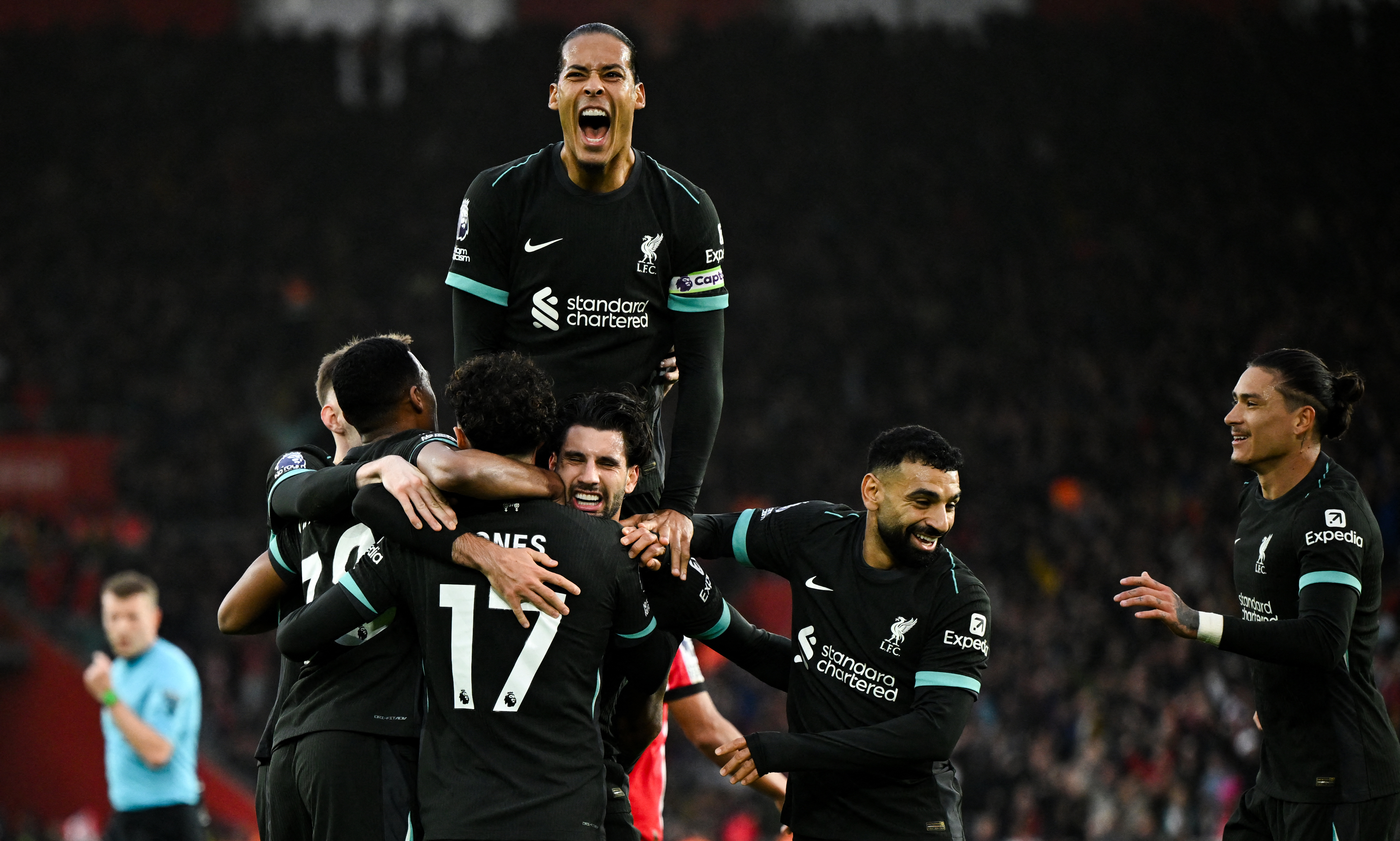 Liverpool derrotó a Southampton y es más líder que nunca de la Premier League