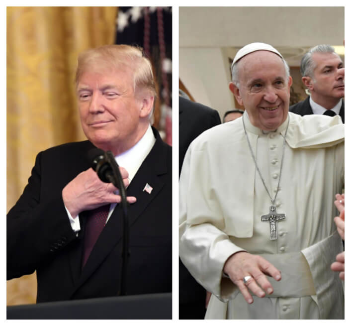 Trump habla con el papa sobre cómo "aliviar el sufrimiento" en Venezuela