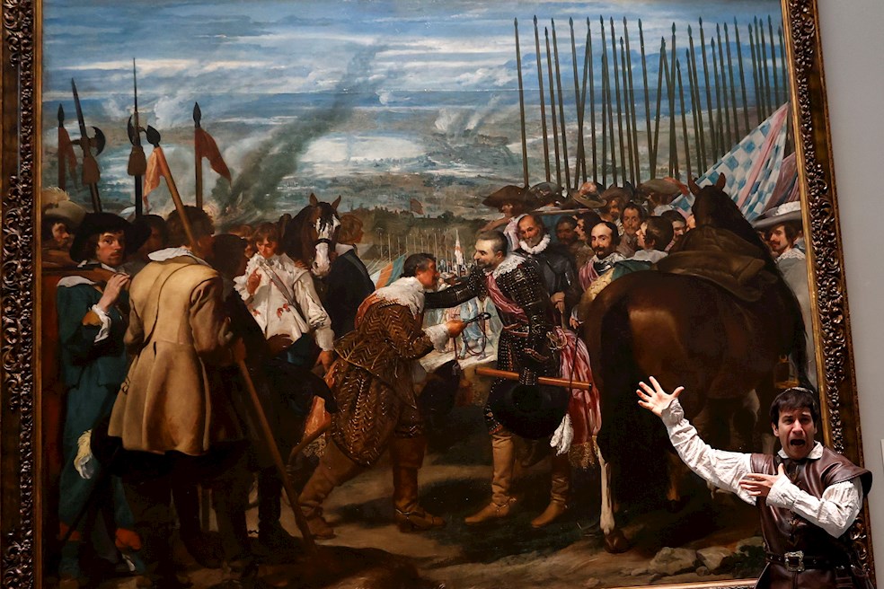 Cuando Pérez-Reverte y Fernán Gómez se encontraron en el Prado