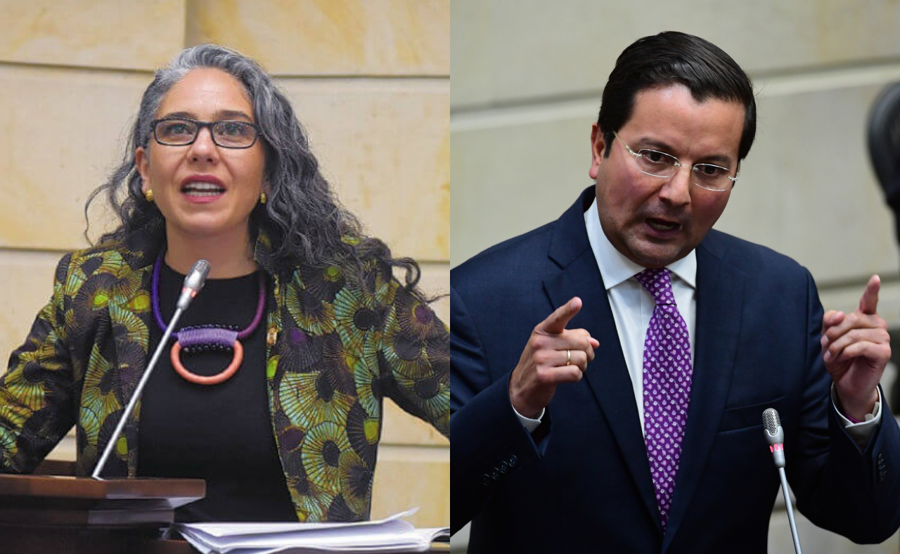 María José Pizarro y David Luna chocan en redes por gastos del gobierno Petro
