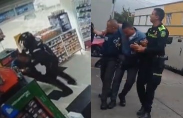 Así fue el asalto a guardas de valores en el Oxxo de Palermo: uno fue golpeado en la cabeza