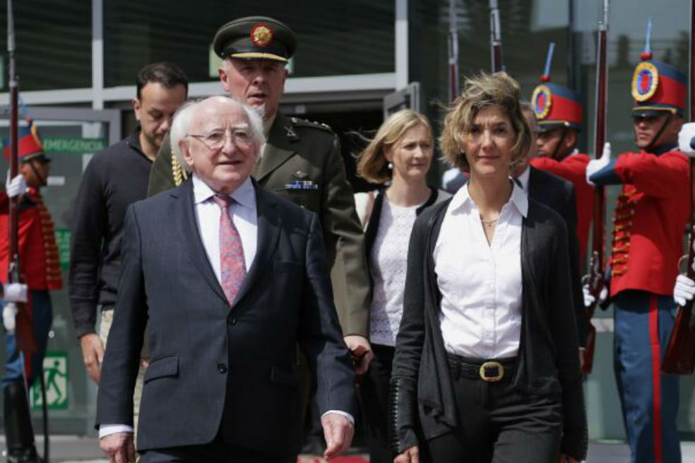 Presidente de Irlanda visitará hoy zona de agrupamiento de las Farc