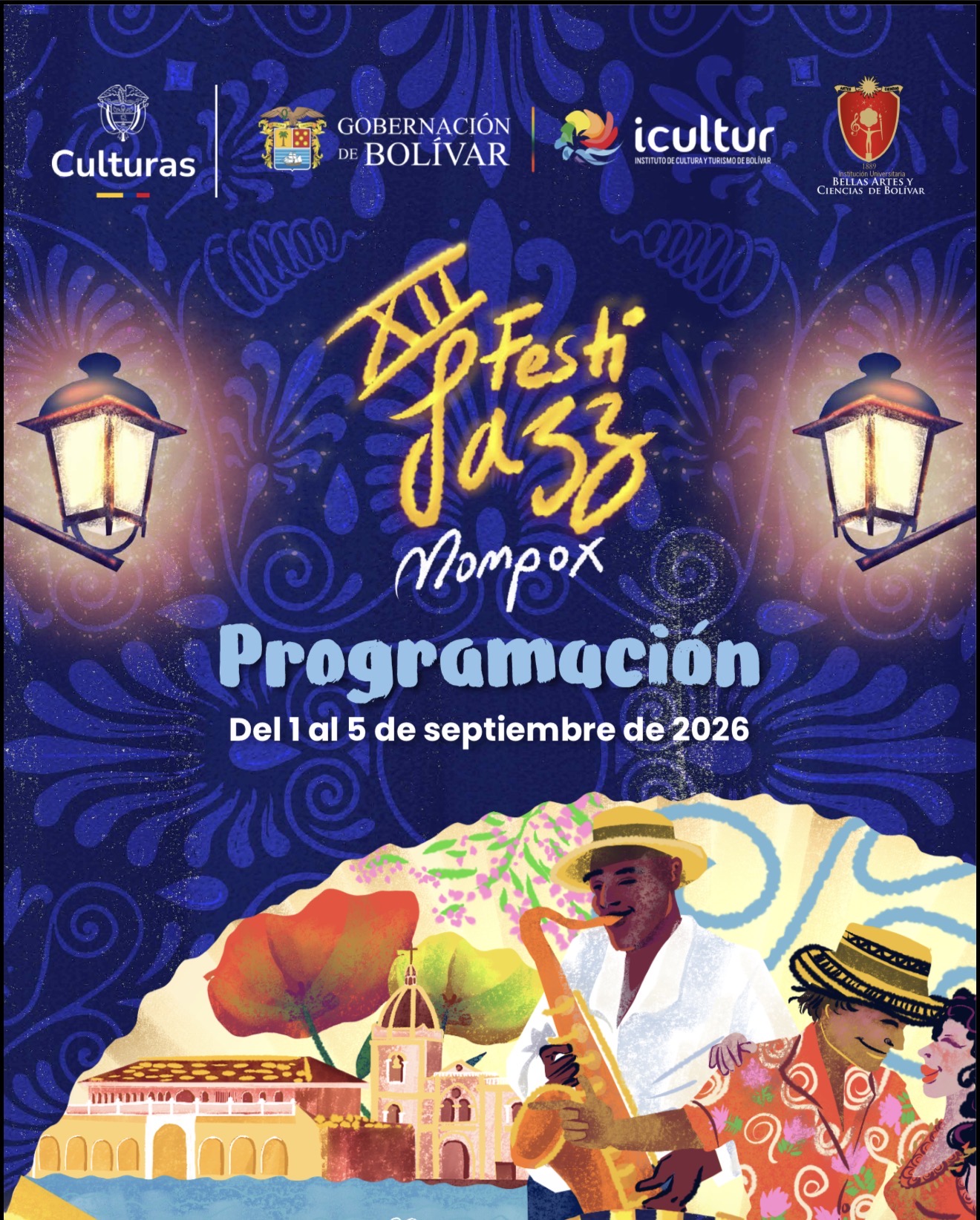 FestiJazz volverá a tomarse las calles y plazas de Mompox con música, gastronomía y actividades culturales, esta vez también con un componente solidario por las comunidades afectadas por el terremoto.