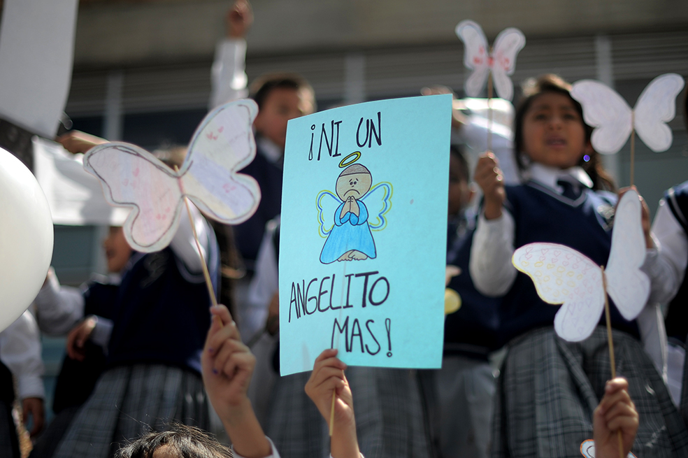#NiUnoMenos: Estudiantes de Bosa repudian asesinato de niño de ocho años